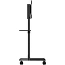 StarTech MBLTVSTNDEC Mobile TV Cart Rolling Rotate Tilt Stand w Shelf 37"-70"