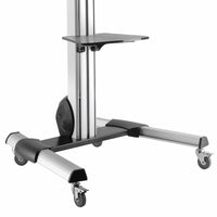 StarTech STNDMTV70 Mobile TV Cart Lockable Wheels w Shelf for 32"-75" TV Monitor