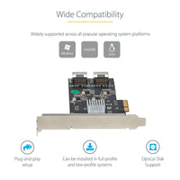 StarTech 8P6G-PCIE-SATA-CARD 8 Port SATA Low Pro PCIe x4 2 SF-8087 Mini-SAS to 8