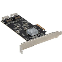 StarTech 8P6G-PCIE-SATA-CARD 8 Port SATA Low Pro PCIe x4 2 SF-8087 Mini-SAS to 8