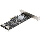 StarTech 8P6G-PCIE-SATA-CARD 8 Port SATA Low Pro PCIe x4 2 SF-8087 Mini-SAS to 8