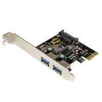 StarTech PEXUSB3S23 2 Port USB 3.0 PCIe x1 Adapter Controller Card w SATA Power