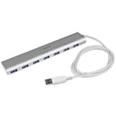 StarTech ST73007UA 7 Port USB-A to 7x USB-A Rugged Mini Hub w Power Adapter