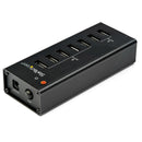 StarTech ST7C51224 7 Port USB Wall Mount Charging Station 5x 1A 2x 2A w US Power