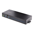 StarTech 5G16AINDS-USB-A-HUB 16 Port Industrial USB-A Metal DIN Rack Term Bock