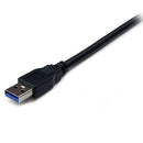 StarTech USB3SEXT6BK 6Ft USB 3.0 Extension Cable Male to Female 5G Black