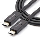 StarTech USB31C5C1M 3Ft (1M) USB C to USB C Charge Sync Power Del 3A Cable Black