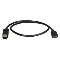 StarTech USB2CB50CM 1.6Ft (0.5M) USB-C to USB-B M/M Printer Cable Cord Black