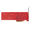 StarTech DUAL-M2-PCIe-CARD-B Dual M.2 PCIe x4 x8 SSD Adapter Card AHCI NVMe