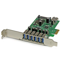 StarTech PEXUSB3S7 7 Port USB 3.0 PCIe Adapter Controller Card Low Profile TAA
