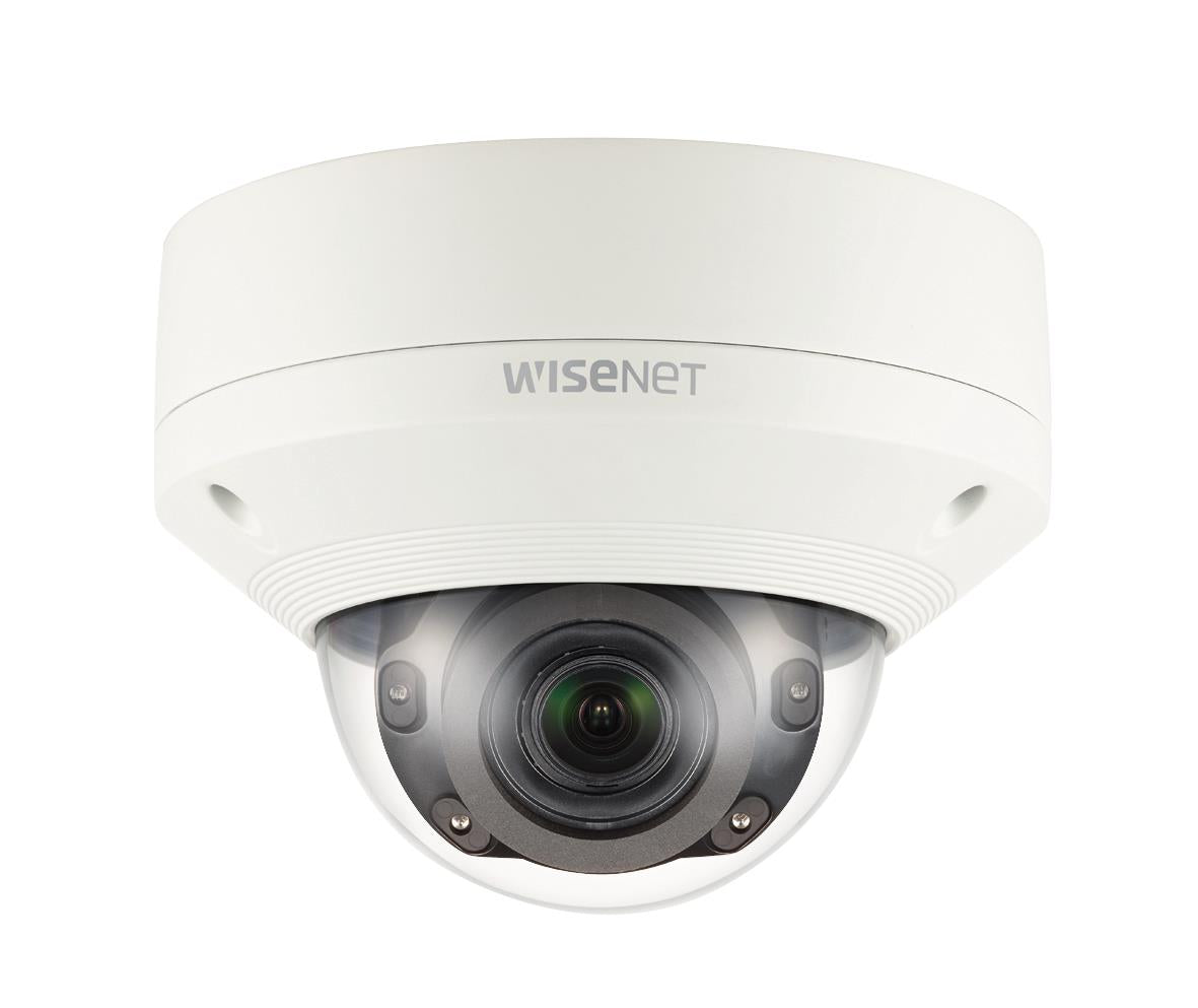 Hanwha XNV-8080R X-Series 5MP IR Outdoor Vandal Dome Camera, 3.9-9.4mm Varifocal