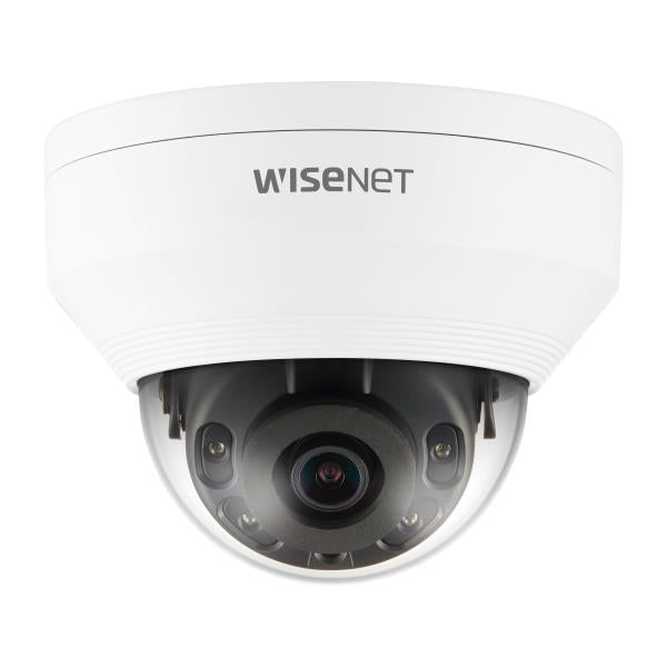 Hanwha QNV-6012R1 Q-Series 2MP IR Vandal Dome Camera, 2.8mm Fixed Lens, 0.03 Lux