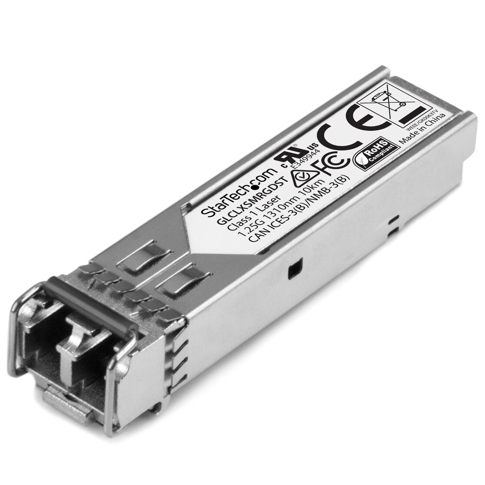 StarTech GLCLXSMRGDST GLC-LX-SM-RGD Cisco Compat SFP 1000Base-LX SMF Transceiver