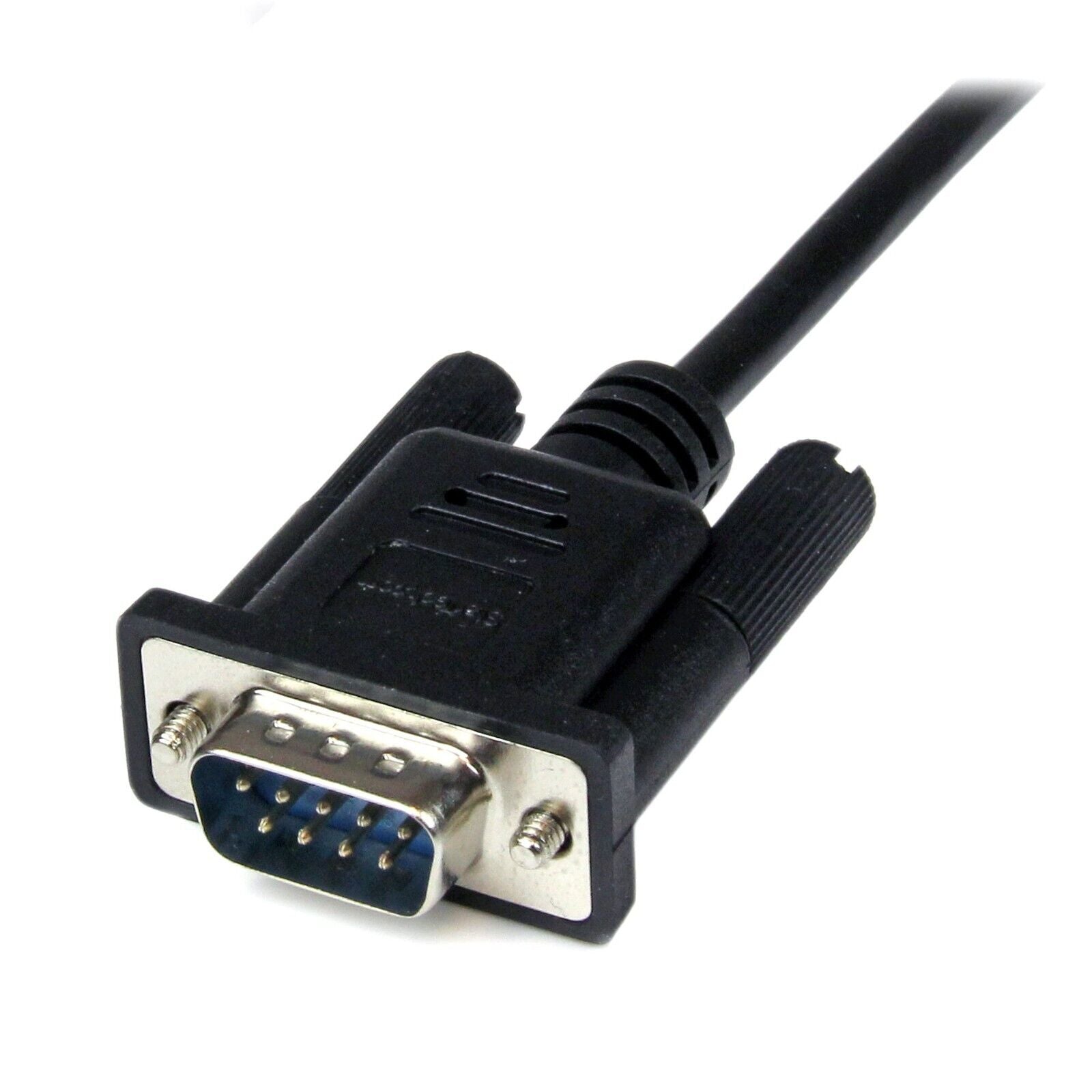 StarTech SCNM9FM2MBK 6Ft DB9 RS232 Serial 9Pin Null Modem Cable F/M Black