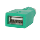 StarTech GC46FM USB Mouse to PS2 PS/2 Adapter Converter Green