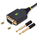 StarTech 1P3FFCNB-USB-SERIAL 3Ft USB to Null Modem RS232 Serial Adapter FTDI