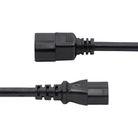 StarTech 8714-6600-POWER-CORD 6Ft AC Power Extension PDU Cord C14 to C13 Black