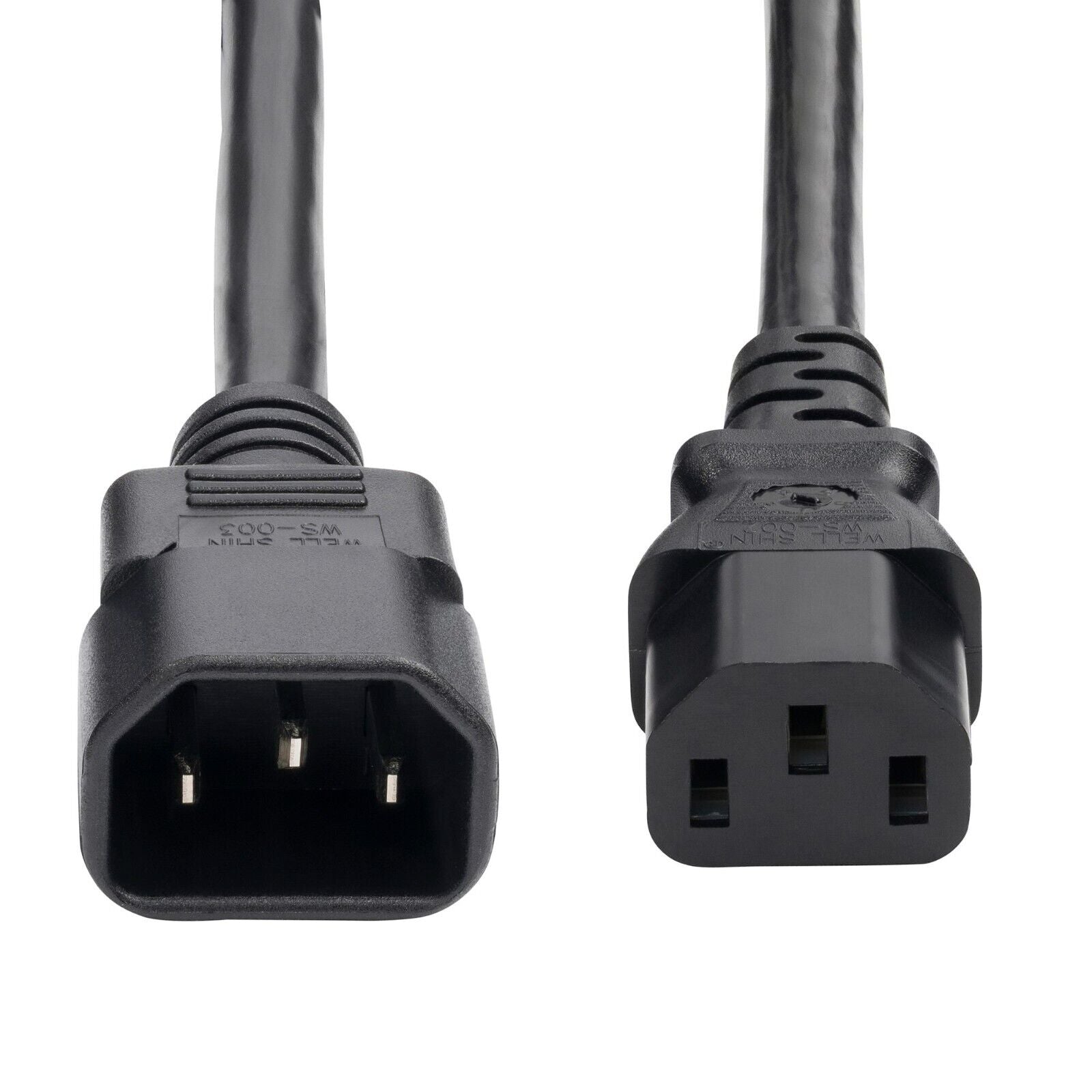 StarTech 8714-6600-POWER-CORD 6Ft AC Power Extension PDU Cord C14 to C13 Black