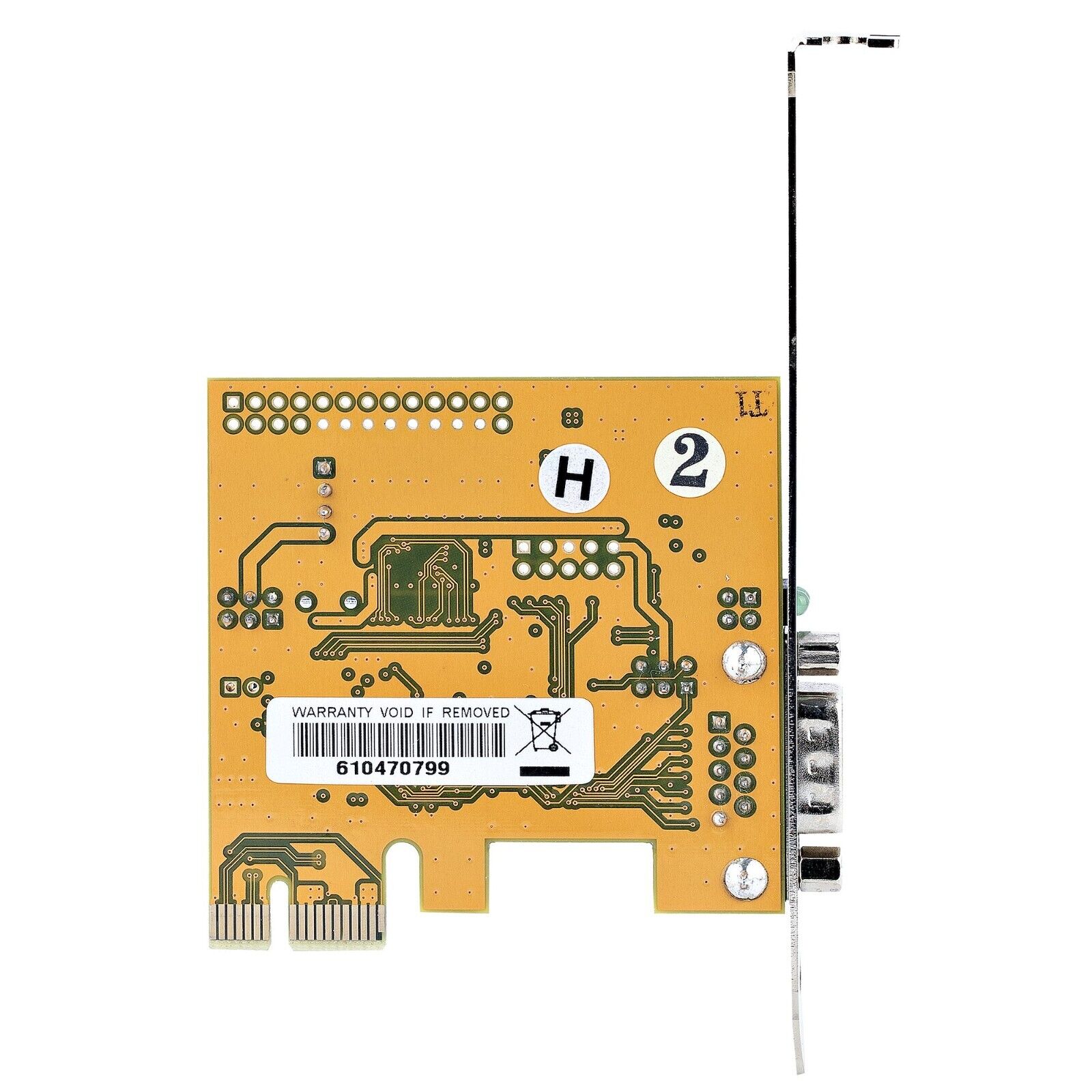 StarTech 11050-PC-SERIAL-CARD RS232 DB9 Serial Adapter PCIe x1 LowP Card 16C1050