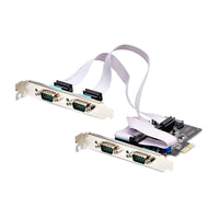 StarTech PS74ADF-SERIAL-CARD 4-Port Serial DB9 RS232 422 485 Adapter PCIe Card