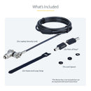 StarTech UNIVMK25-LAPtoP-LOCK 25Pack 6Ft Univ Laptop Keyed Lock Security Cable