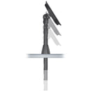 HAT Design Works 9189-12-104 7"-12" Height Adjustable Through-Counter Mount