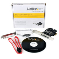 StarTech PEXESAT322I 2-Int SATA 2-Ext SATA Low Profile PCIe x1 Controller Card