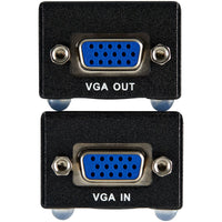 StarTech ST121UTPEP VGA Over CAT5 Monitor Display Extender up to 250Ft TAA Black