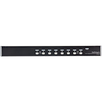 StarTech SV831DUSBUK 8 Port VGA 2 USB KVM 1U Rack Switch w Cables Power Brackets