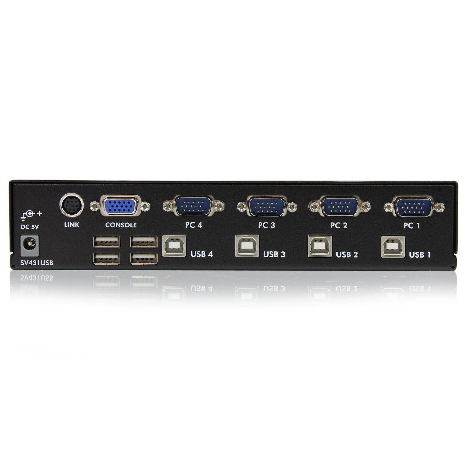 StarTech SV431USB 2 Port Professional VGA USB-A USB-A KVM Switch Box Only