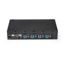 StarTech SV431HDU3A2 4 Port HDMI KVM Switch USB Audio 1U Mount w Power No Cables