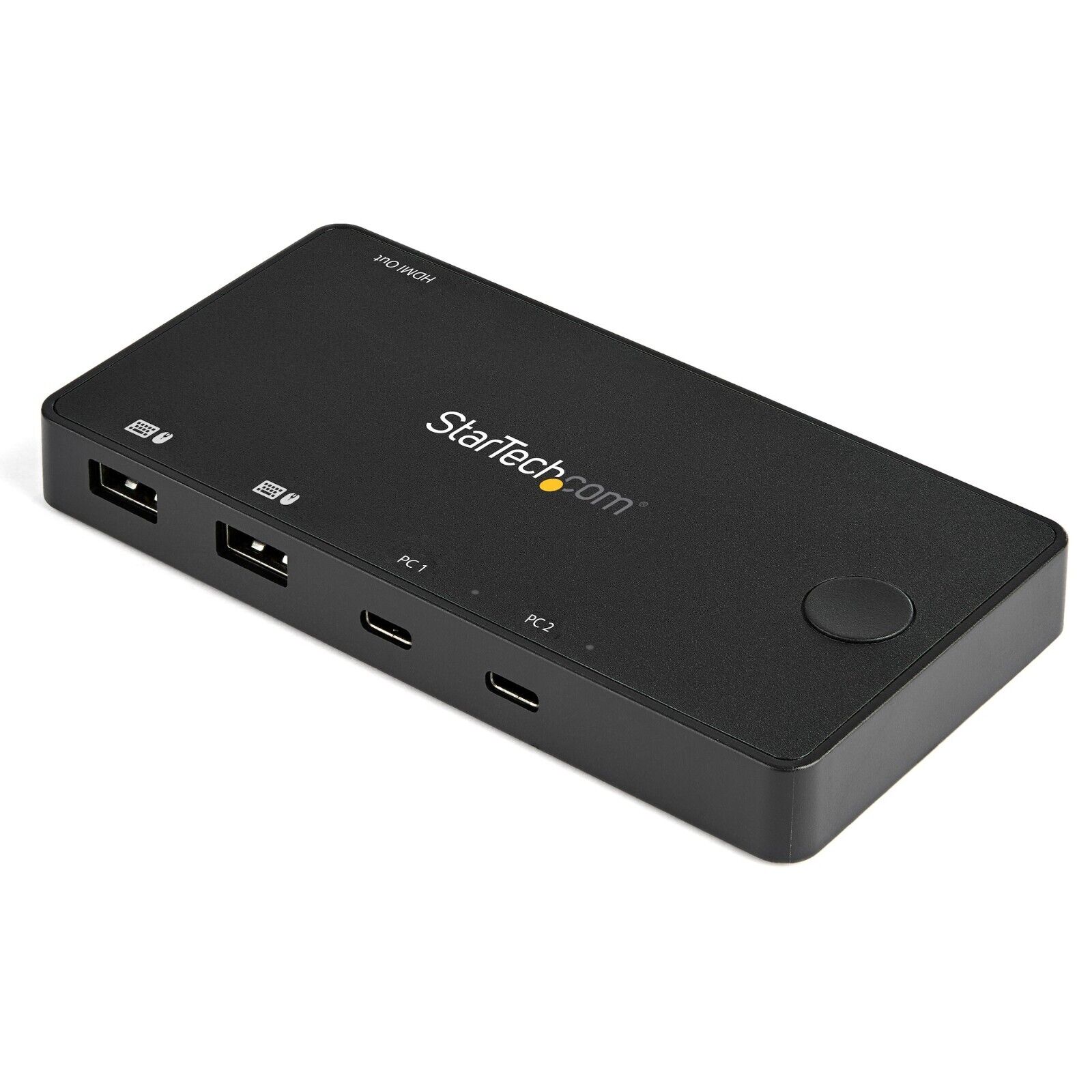 StarTech SV211HDUC 2 Port USB-C to HDMI 4K KVM Compact Switch Box w Cables