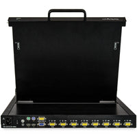 StarTech RKCONS1708K 8 Port Rackmount VGA KVM USB Console 17" 1U LCD w Cables