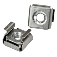 StarTech CABSCRWM520 20Pk M5 Screws and Cage Nuts Set Square Secure Clips