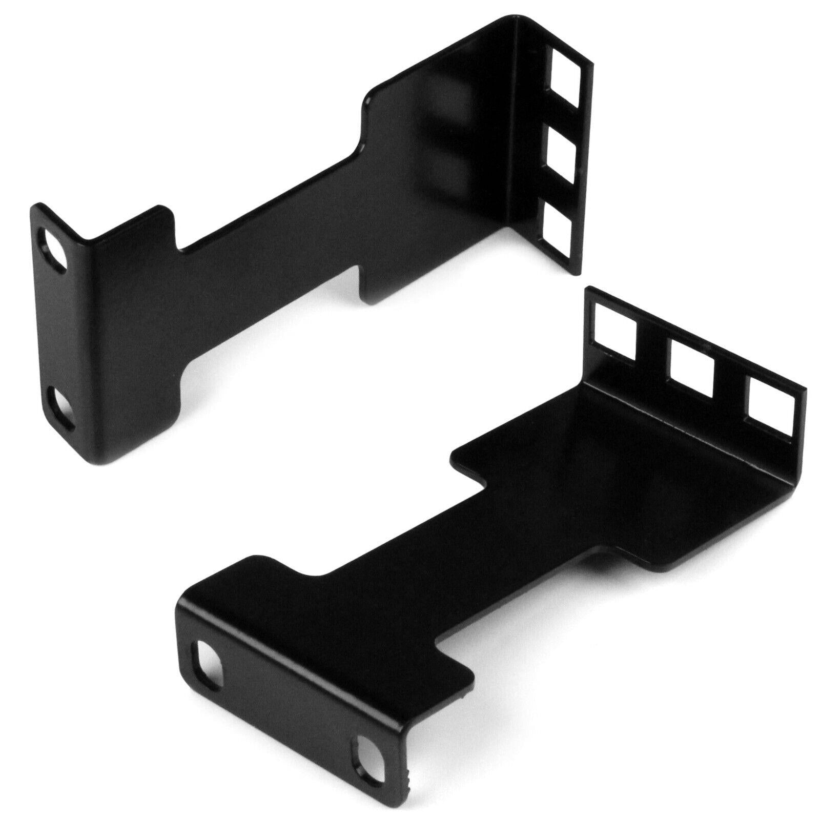 StarTech RDA1U 1U 4" Recessed Rack Adapter Depth Extender Steel Mount Kit Black