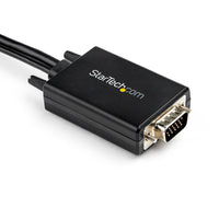 StarTech VGA2HDMM2M 2M VGA to HDMI 2.0 Converter Cable USB Signal Adapter Black