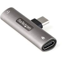 StarTech CDP235APDM USB-C Audio Charge Adapter w 3.5mm TRRS Headset Jack 60W PD