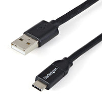 StarTech USB2AC2M10PK 10Pack USB-A to USB-C IF-Certified Charge Sync Black Cable