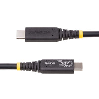StarTech 1M-40G-USB4-CABLE 3Ft USB4 IF-Cert USB-C Data Charge Cable 240W EPR PD