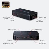 AVerMedia ER330 EzRecorder 4K Record Stream Capture UHD RJ45 USB Audio In Out