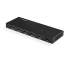 StarTech ST124HD202 4 Port 4K HDMI 2.0 Splitter UHD Signal Video Adapter Black