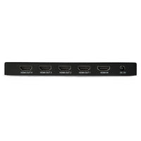 StarTech ST124HD202 4 Port 4K HDMI 2.0 Splitter UHD Signal Video Adapter Black