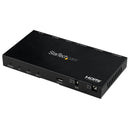 StarTech ST122HD20S 2 Port 4K HDMI Splitter EDID HDCP UHD Signal Video Black