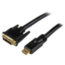 StarTech HDMIDVIMM30 30Ft HDMI to DVI-D Adapter Cable M/M Video Converter Black