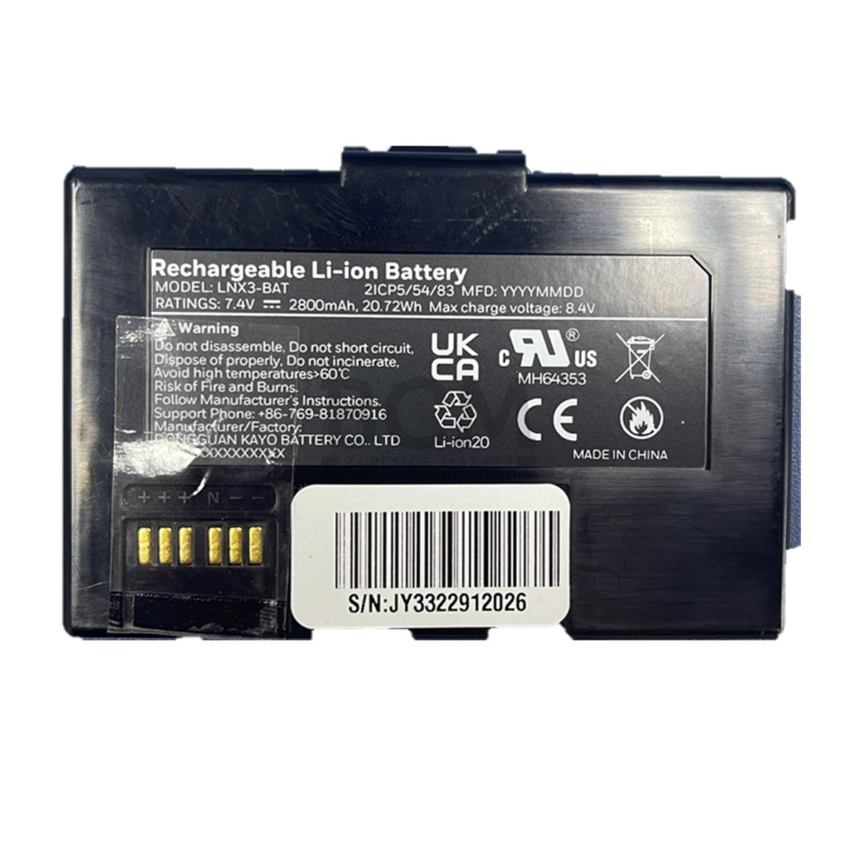 Honeywell LNX3-BAT Lynx 3 Spare Battery