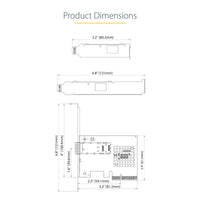 StarTech PEX10GSFP 1 Port 10G Open SFP+ MSA DAC Fiver PCIe x4 Low Profile