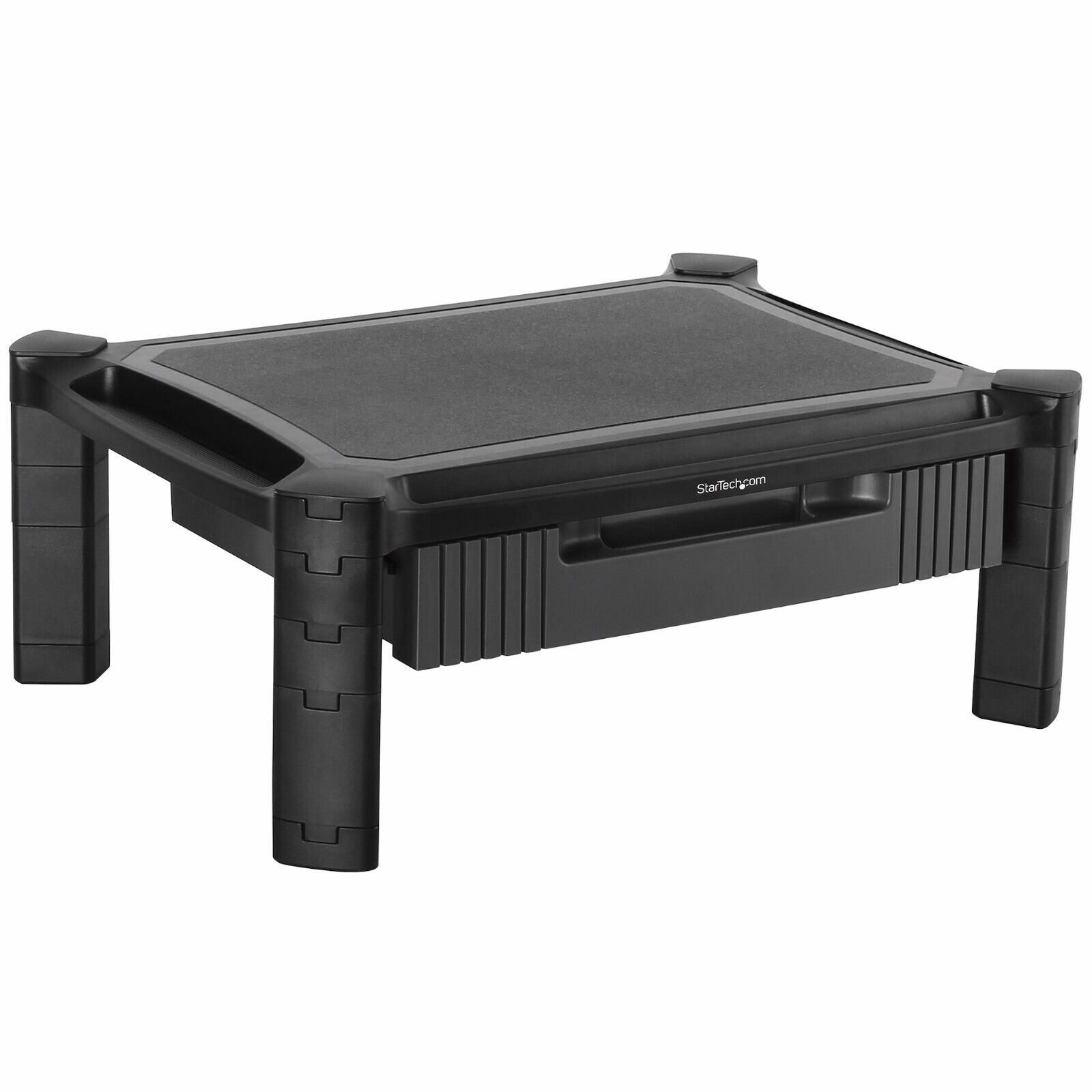 StarTech MONSTADJD 17"x13" Monitor Riser Stand w Drawer Adjust Height for 32"