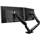 StarTech ARMSLIMDUO Dual 32" Monitor Arm w USB Audio Desk Clamp VESA Mount SILV