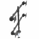 StarTech ARMQUAD Quad Monitor Arm Adj Arti Desk Stand Clamp ERGO VESA for 4x 27"