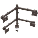 StarTech ARMQUAD Quad Monitor Arm Adj Arti Desk Stand Clamp ERGO VESA for 4x 27"